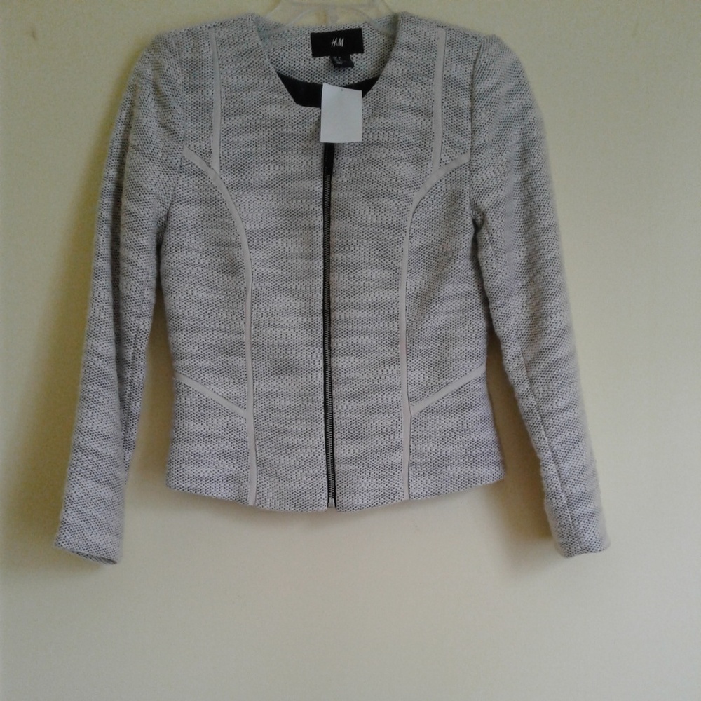 New H & M Solid Women's Top/Jacket